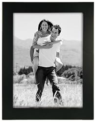 Linear Black Picture Frame 6x8"
