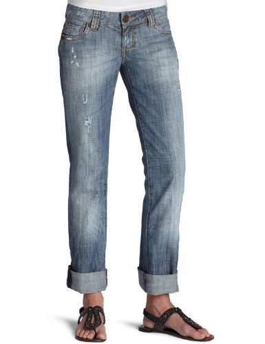See Thru Soul Junior's Boyfriend Roll-Up Jean