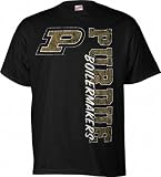 Purdue Boilermakers Black Primary Cube T-Shirt