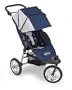 Baby Jogger City Classic Single Stroller - Navy/Silver