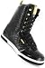 Osiris Uptown Girls Boot Ltd Color: Black / Gold / Quilted