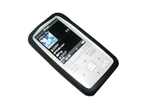 BLACK Silicone Skin Case Cover for Sony Walkman Photo NWZ-S515 NWZS515 series + screen protector (NWZS515L NWZS515B NWZS515P NWZS515W NWZ-S610 NWZ-S615 NWZ-S616 NWZ-S618 NWZ-S516 NWZ-S518 NWZS616FRED NWZS616FBLK NWZS615FBLK NWZS618FBLK NWZS610 NWZS615 NWZS618 NWZS616 NWZ-S618F NWZ-S615F)