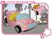 boston terrier - Malibu Dream Italian Sports Car Shape Dog Cat Pet Bed