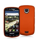 Orange Rubberized Snap-On Hard Skin Case Cover for Samsung Droid Charge 4G  ....