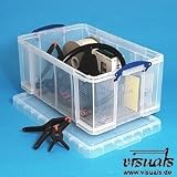 Really Useful 64 Litre Office Box Clear