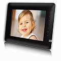 8" (20,30 cm) Digitaler Bilderrahmen/Fotorahmen mit Akku ++ Jetzt mit h�here Aufl�sung und DIGITAL PANEL f�r brillante Bildqualit�t ++ BILDER - VIDEOS - MUSIK IN EINEM! In einem elegantem Rahmen in Schwarz!