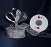 Sheer Organza Ribbon Mono Edge - 7/8" - 25 Yards (75 FT) - Silver
