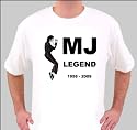 WHITE CHILDRENS T SHIRT 1002 I LOVE MJ LEGEND 1958 - 2009 5 - 6 YRS FUNNY QUALITY KIDS T SHIRT