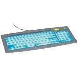 Gembird KB-9835LC-DE schnurgebunden Tastatur (deutsches Tastaturlayout)