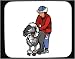 poodle29  - Decorated Mouse Pad with body poodle individuals individual