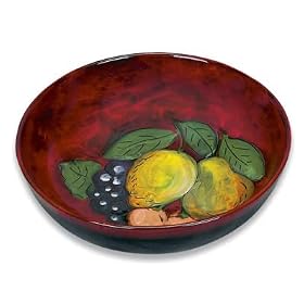 Handmade Fruttiera Salad Bowl From Italy by Umbria Fruttiera