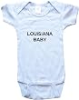 LOUISIANA BABY - State Series - White, Blue or Pink Onesie / Baby - T-shirt