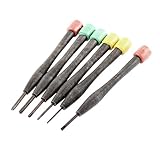 uxcell 1 mm 1.5 mm 2 mm 3 mm スロット フィリップ 先端 スクリュー ドライバーツール キット6 in 1 セット