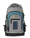 Sun-Plugged Mountain Solar Daypack (Grey/Light Blue)