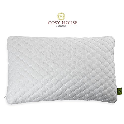 Premium Shredded Memory Foam Children's Pillow - Great Pillows for Toddlers - Lumbar Support, Lower Back Pain Relief & Comfort - Rayon Bamboo Breathable Cover - For Office, Home or Travel - 12
