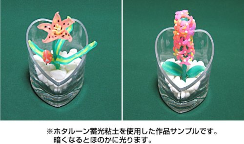 Cover image : ホタルーン蓄光粘土７色＋シリコン粘土（ホワイト）セット　50g　８種