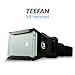 TEEFAN Portable Universal Plastic Google Cardboard 3D VR Headset for Smartphone