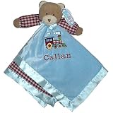 Personalized Train Bear Security Blanket by Mary Meyers