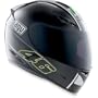 AGV K3 Series Helmet , Size: Md, Color: Black, Style: Celebr8 032150A0001007