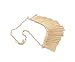 Bestpriceam 1pc Women Multilayer Chain Tassels Choker Bib False Collar Necklace (Gold)