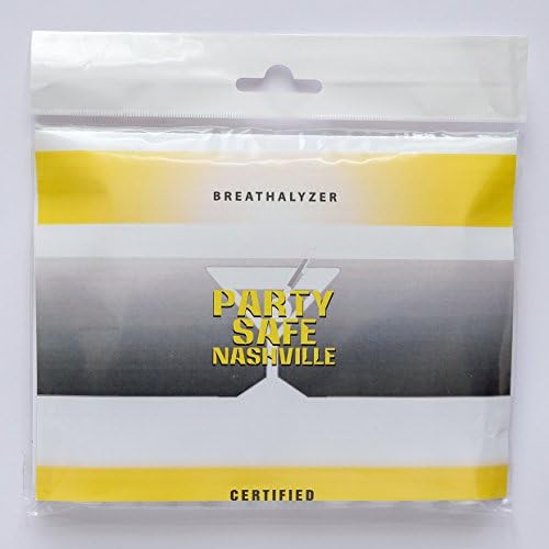 Certified Disposable Portable Alcohol-Breathalyzer Tester Single Use 10 Pack From Party Safe