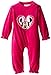 Disney Baby Girls Minnie Velour Coverall