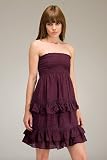 Juicy Party Girl Shadow Plaid Strapless Dress
