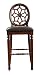 Kitchen & Housewares : Global Distinctions Bar Stool with Top Grain Leather Seat