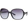 A|X AX170/S Sunglasses - Armani Exchange Women's Square Full Rim Lifestyle Eyewear - Black/Black/Gray Shaded