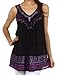 Sakkas Paradise Embroidered Relaxed Fit Blouse