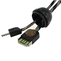 USB Charging Cable w/ Strap for Nokia N90 / 7070 Prism / 6124 Classic / 6500 Slide / E51 / E61 / E61i / E62 / E65 / E90 / 770 / N70 / N71 / N72 / N73 / N75 / N76 / N77 / N78 / N80 / N80 ie / N82 / N800 / N810 / N81 / N81 8GB / N90 / N91 / N92 / N93 / N93i / N95 / N95 8GB / N96 / 1650 / 3250 XpressMusic / 3500 Classic / 5200 / 5300 XpressMusic / 5310 XpressMusic / 6070 / 6085 / 6086 / 6101 / 6102 / 6102i / 6103 / 6110 Navigator / 6210 Navigator / Nokia E71 and more, Black