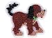 Hama Perlen 287 - Stiftplatte Hund