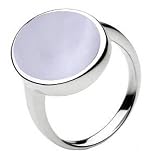 Image of Kit Heath Sterling Silver Ladies Lavender Shell Ring
