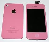 PINK CDMA iPhone 4 4G Full Set: Front Glass Digitizer +LCD + Back Cover Assembly + Home Button - For VERIZON/SPRINT CDMA