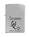 Zippo "Horoscope-Scorpio" High Polish Chrome Lighter, 9292