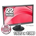Hyundai X226W 22" Widescreen LCD Monitor - Black