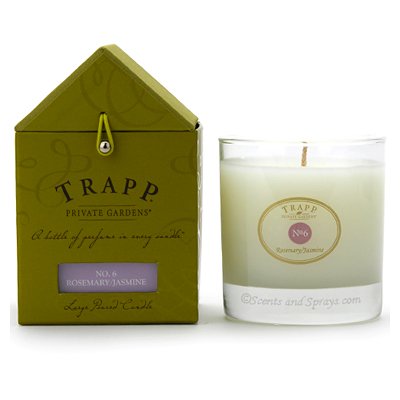 Trapp Large Poured Candle - No 6 Rosemary/Jasmine 7 oz.