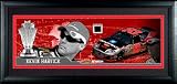 Kevin Harvick Chase for the Cup® Limited Edition Framed Panoramic Poster with Piece of Race Us