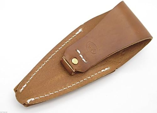 Hansom Fishing 4.5" Pliers Leather Sheath Case Scissors Tool Utility Knife Pouch Holster ~ no D-Ring