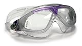 Aqua Sphere Seal XP Lady Swim Goggles (Clear Lens, Silver Sparkle/Purple)