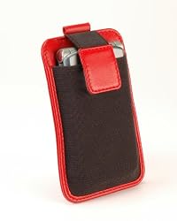 Prima Metrocase Elastic Front All Purpose Pouch fo-Red
