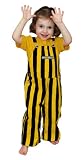 Toddler Yellow/Black Game Bibs Overalls