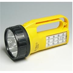 ハンディライト 充電式 LED ライト 懐中電灯 最大 12 灯 強力 で 防災 にも役立ちます! (X291)