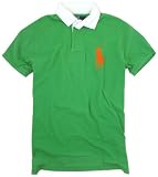 Polo Ralph Lauren Custom-Fit Mesh Solid Rugby Polo Shirt, Nautical Green