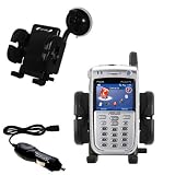 Asus P505 Auto Windshield Holder with Car Charger - Uses Gomadic TipExchange