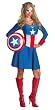 Adult Female Captain America Costume