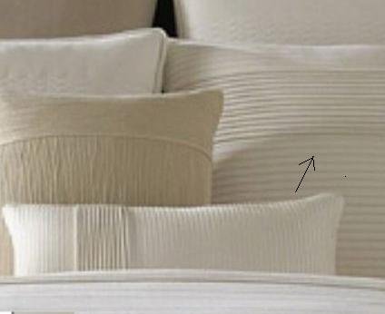 Hotel Collection Stitched Stripe Standard Pillowsham, Ivory 41Qf8Es99EL Hotel Collection Stitched Stripe Standard Pillowsham, Ivory