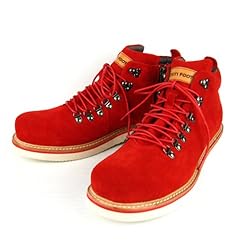 YETI FOOT(イエティフット) Suede Leather Light マウンテン ブーツ 本革 スエード レザー メンズ レッド YF333-RED 28.0cm