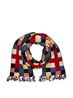 Hackett London Bufanda Lana Multi Block (Multicolor)