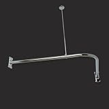Corner Shower Curtain Rod - Chrome